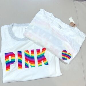 ‼️NWT ‼️🌈PINK PRIDE TSHIRT SET🌈 Size XXL